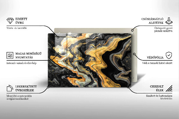 Cubre vitrocerámica Estructura abstracta