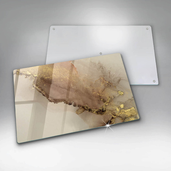 Cubre vitrocerámica Abstracción de oro
