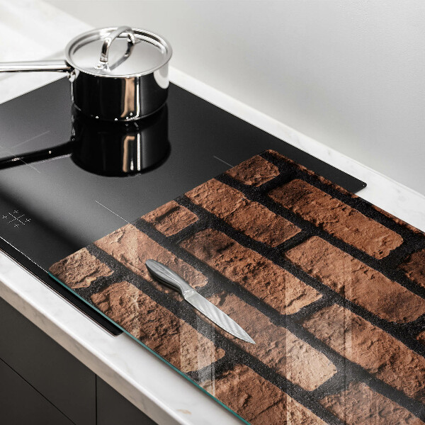 Cubre vitrocerámica Pared de ladrillos