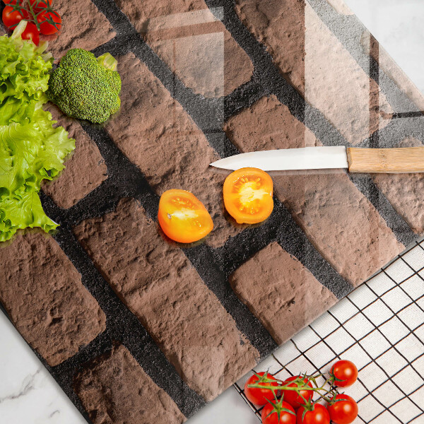 Cubre vitrocerámica Pared de ladrillos