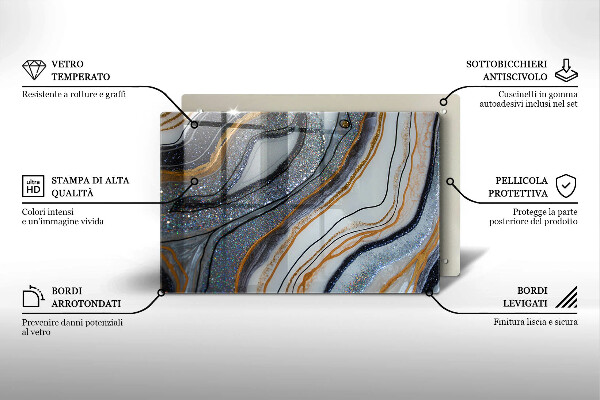 Protector placa inducción Roca con oro