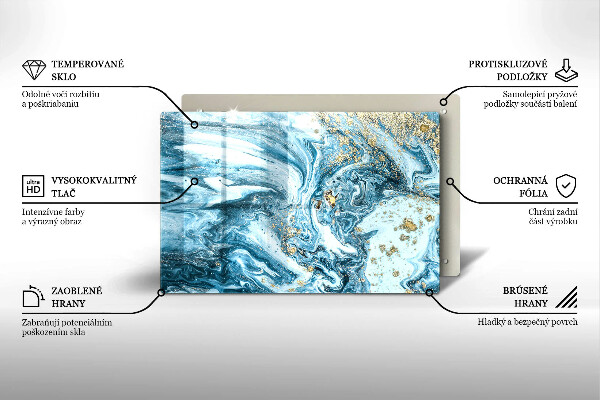 Protector placa inducción Estructura con oro