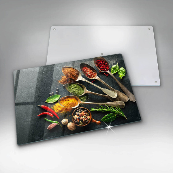 Cubre vitrocerámica Cucharas de cocina de especias