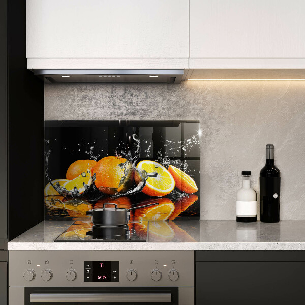 Cubre vitrocerámica Fruta jugosa de naranja