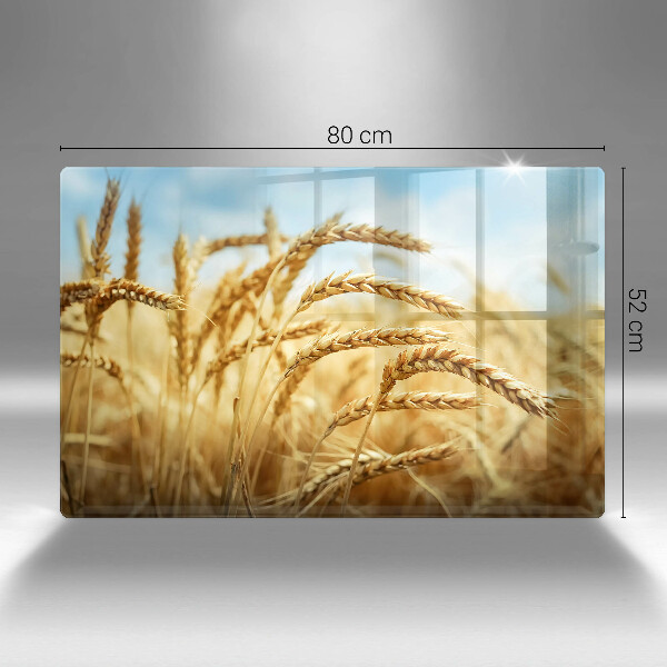 Protector placa inducción Espigas de cereales en el campo