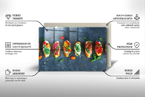 Protector placa inducción Sándwiches coloridos