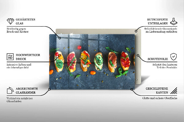 Protector placa inducción Sándwiches coloridos