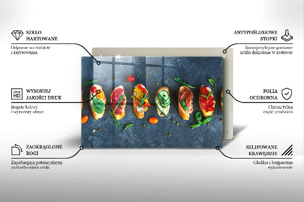 Protector placa inducción Sándwiches coloridos