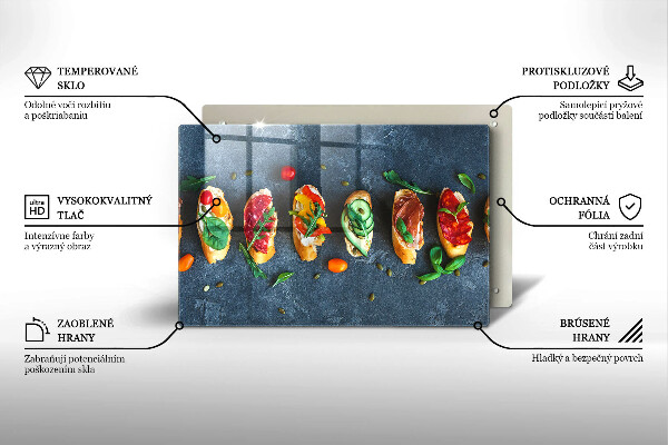 Protector placa inducción Sándwiches coloridos