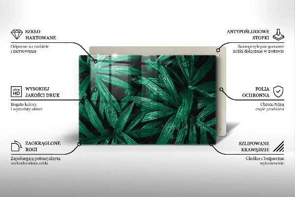 Cubre vitrocerámica Hojas de plantas