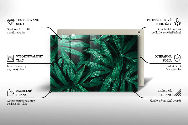 Cubre vitrocerámica Hojas de plantas