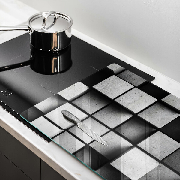 Cubre encimera Fondo de geometría 3d