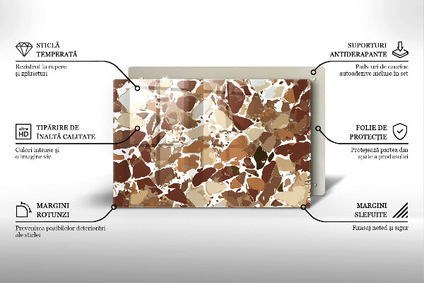 Cubre encimera Manchas decorativas de piedra