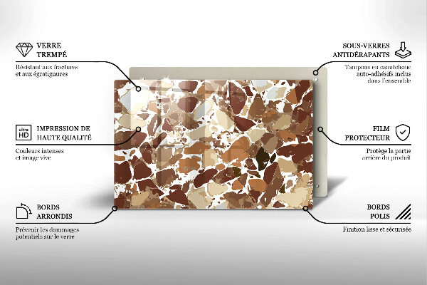 Cubre encimera Manchas decorativas de piedra