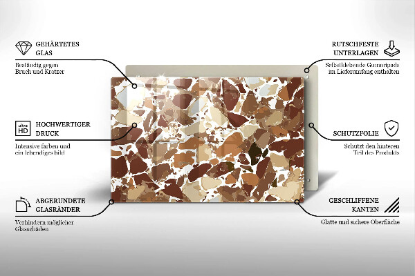 Cubre encimera Manchas decorativas de piedra