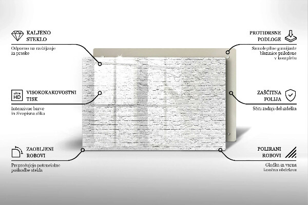 Cubre vitrocerámica Pared de ladrillo