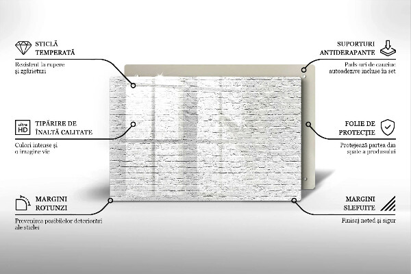Cubre vitrocerámica Pared de ladrillo