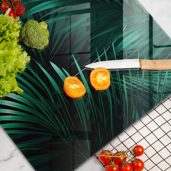 Protector placa inducción Hojas de la selva salvaje