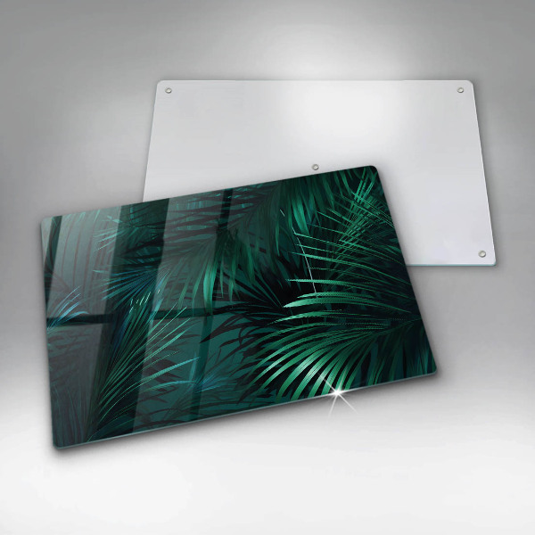 Protector placa inducción Hojas de la selva salvaje