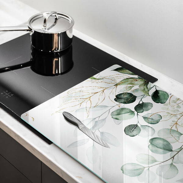 Protector placa inducción Plantas pintadas