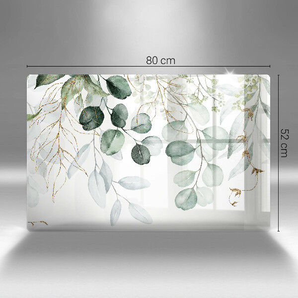 Protector placa inducción Plantas pintadas