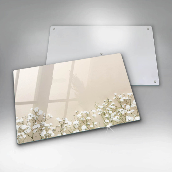 Protector placa inducción Flores boho de yeso