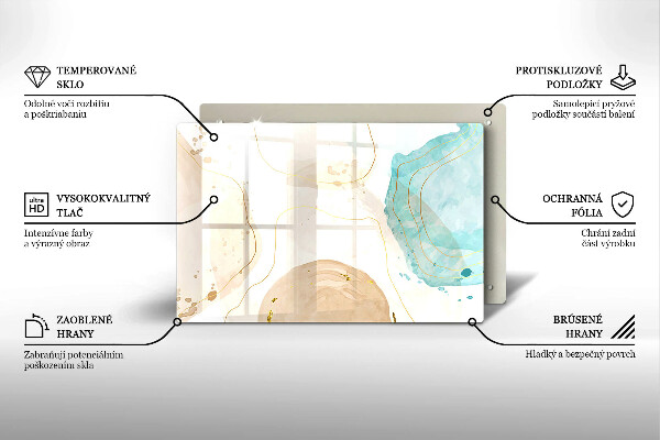 Protector placa inducción Formas bohemias brillantes