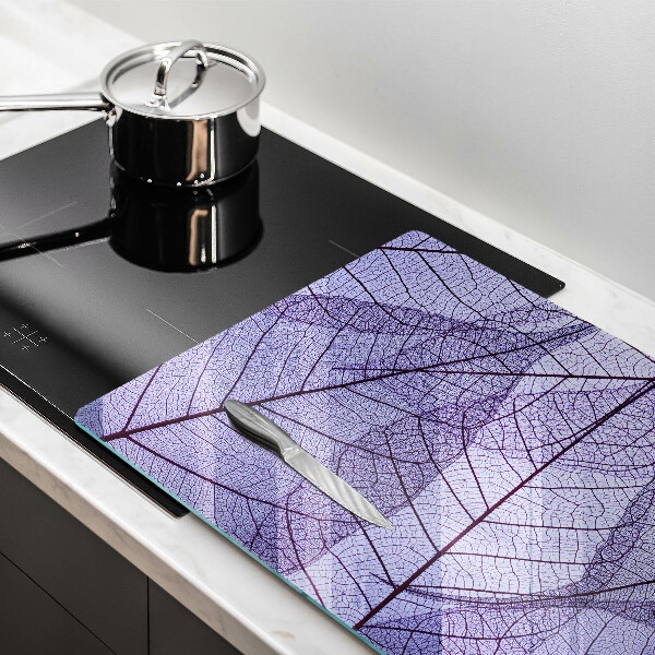 Protector placa inducción Hojas con venas