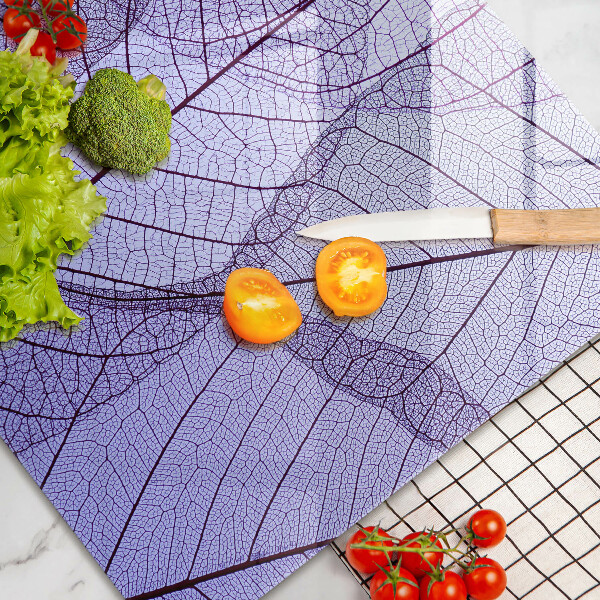 Protector placa inducción Hojas con venas