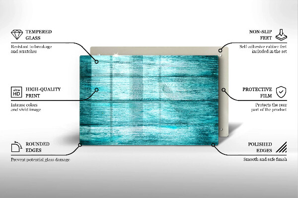 Cubre vitrocerámica Tableros de madera antiguos