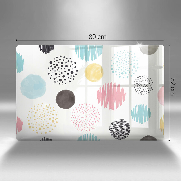 Cubre vitrocerámica Formas pintadas