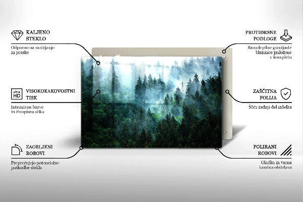 Cubre vitrocerámica Bosque en la niebla