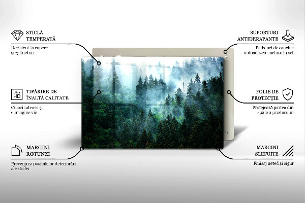 Cubre vitrocerámica Bosque en la niebla