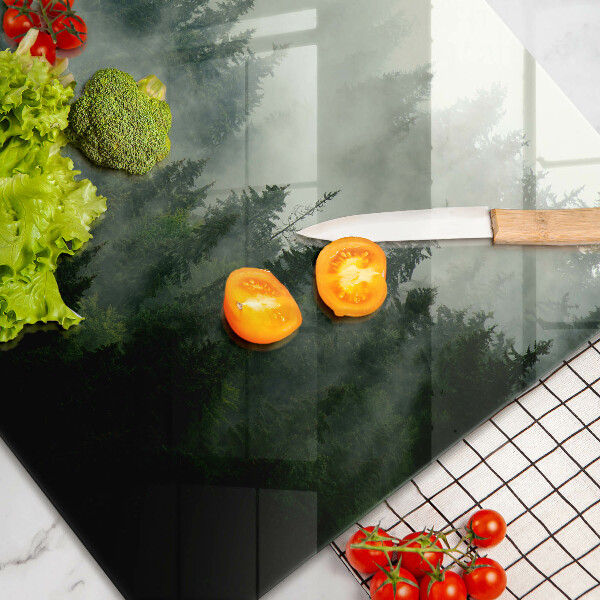 Cubre vitrocerámica Paisaje de bosque brumoso