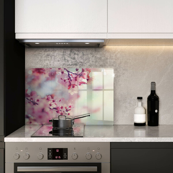 Cubre vitrocerámica Flores de manzana de la naturaleza