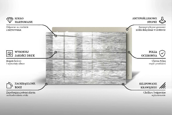 Cubre vitrocerámica Tableros de madera viejos