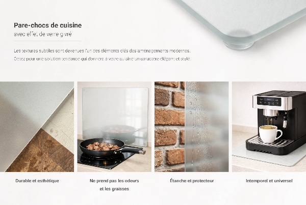 Protector de encimera para cocina de 80 x 52 cm