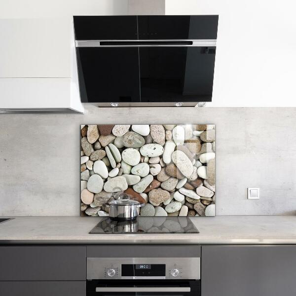 Paneles de vidrio para la cocina Playa pedregosa