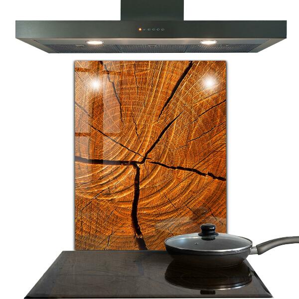 Paneles de vidrio para la cocina Estructura del tronco