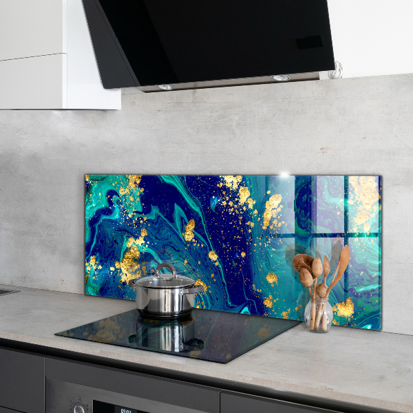 Paneles de vidrio para la cocina Abstracción del arte moderno