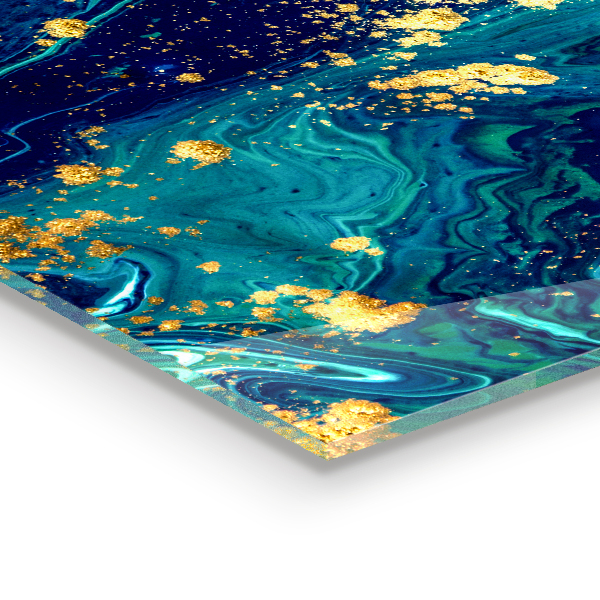 Paneles de vidrio para la cocina Abstracción del arte moderno