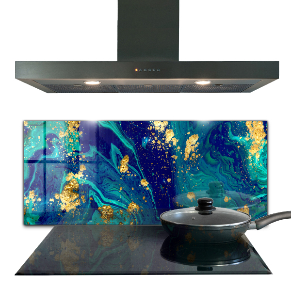 Paneles de vidrio para la cocina Abstracción del arte moderno