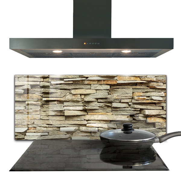 Paneles de vidrio para la cocina Ladrillos naturales