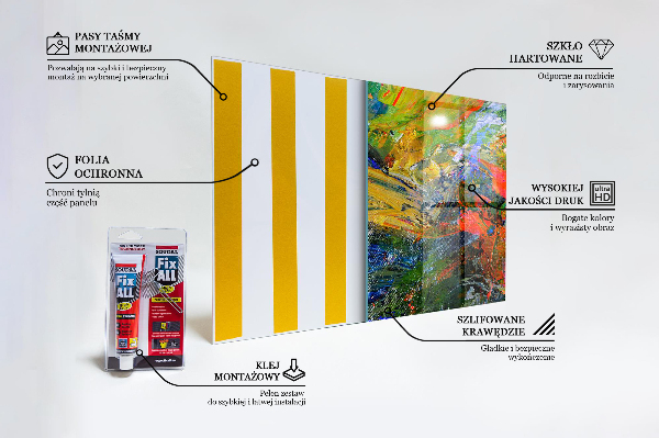 Paneles de pared Explosión de color