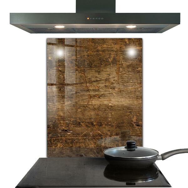 Paneles de vidrio para la cocina Madera de roble oscuro