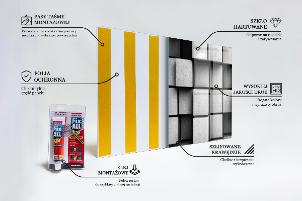 Paneles de pared Patrón geométrico de cubos