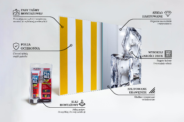 Paneles de pared Refresco de cubitos de hielo