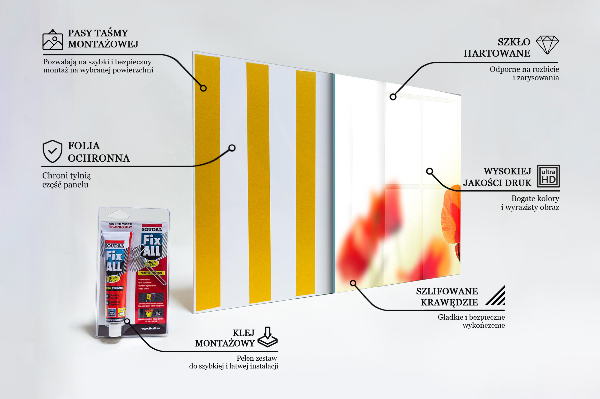 Paneles de pared Prado de campo con amapolas rojas