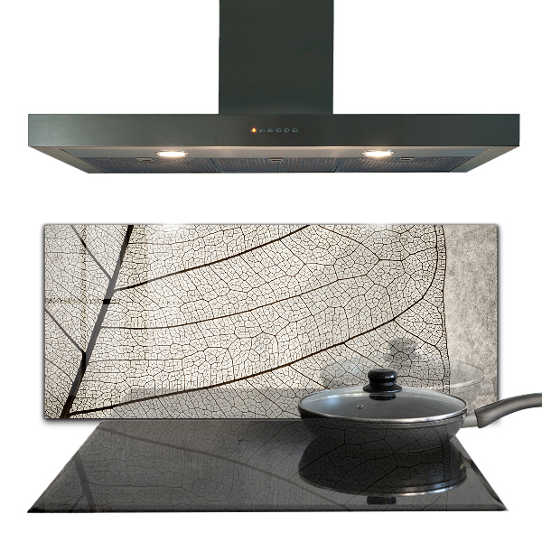 Paneles de pared Textura de hoja sepia