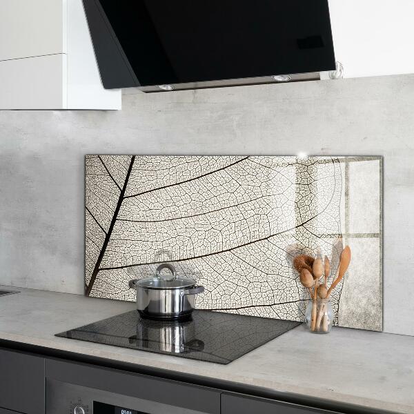 Paneles de pared Textura de hoja sepia